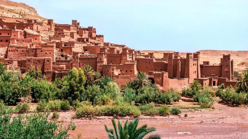 Ancient kasbah of Ait Ben Haddou Morocco travel