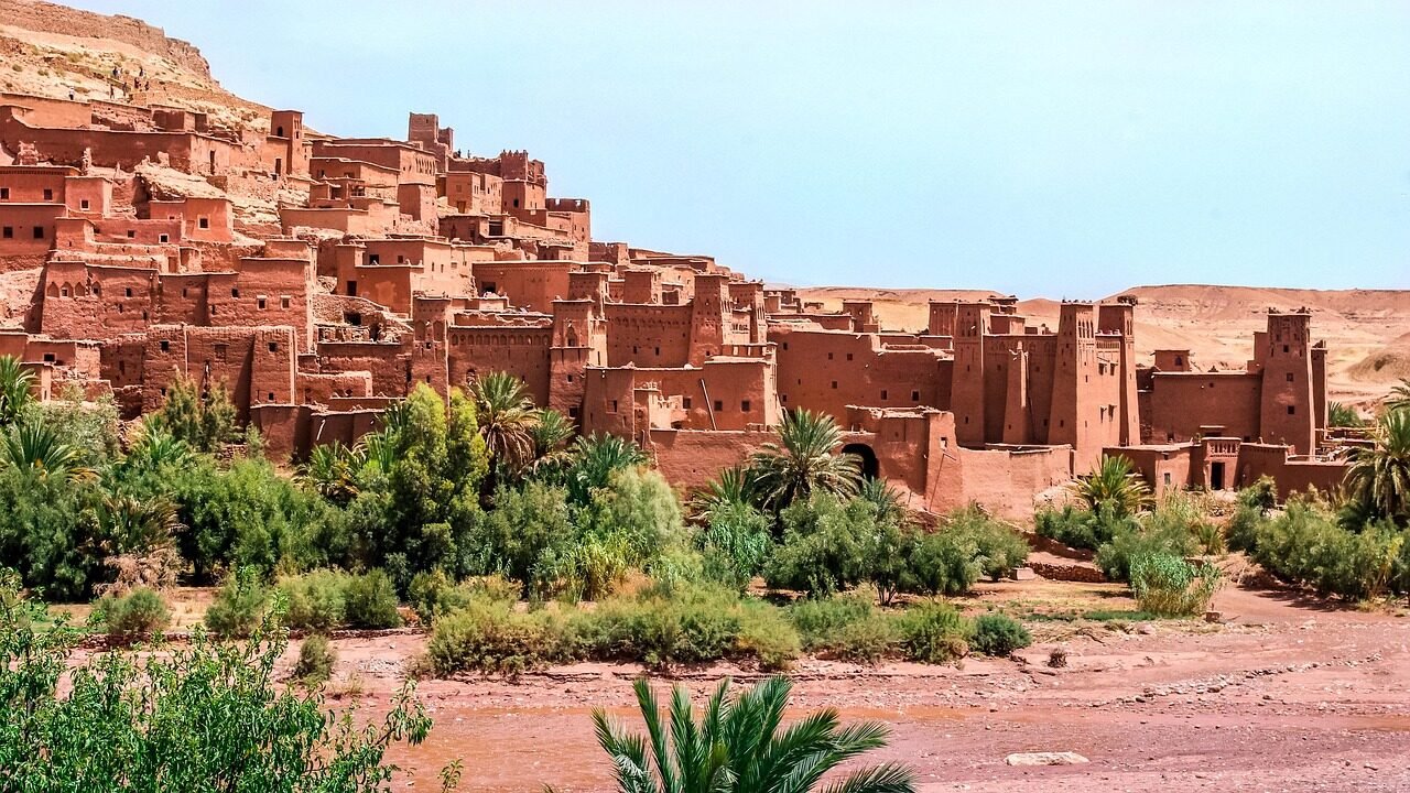 Ancient kasbah of Ait Ben Haddou Morocco travel