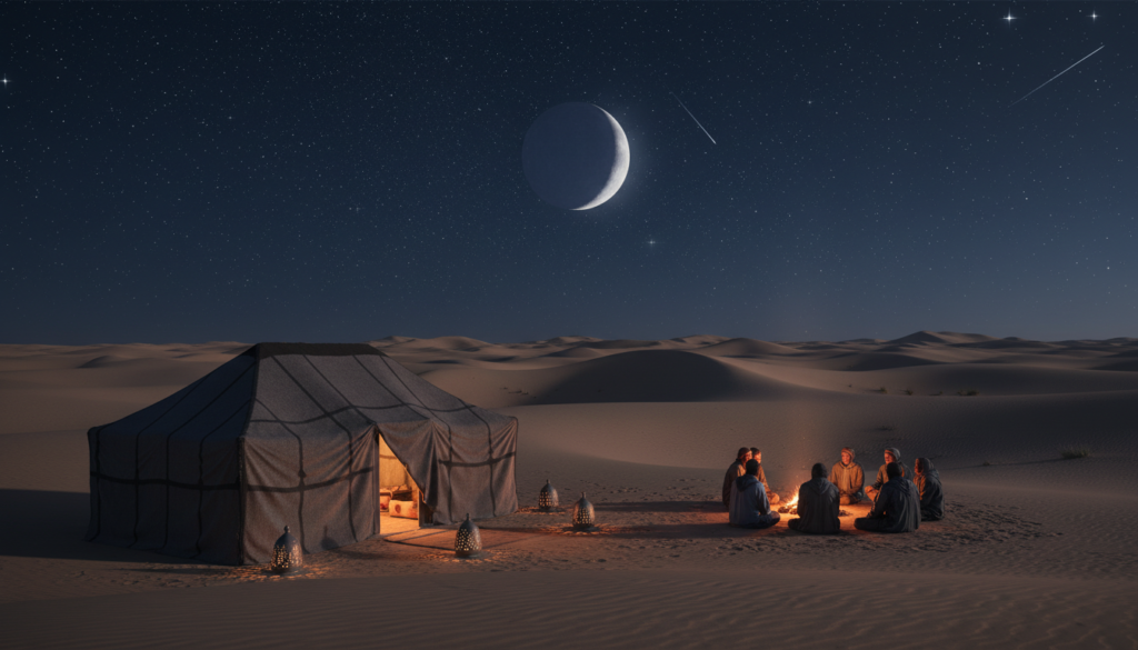 noche en el desierto marruecos