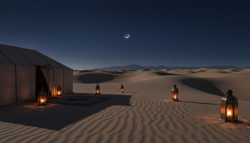 noche en el desierto marruecos