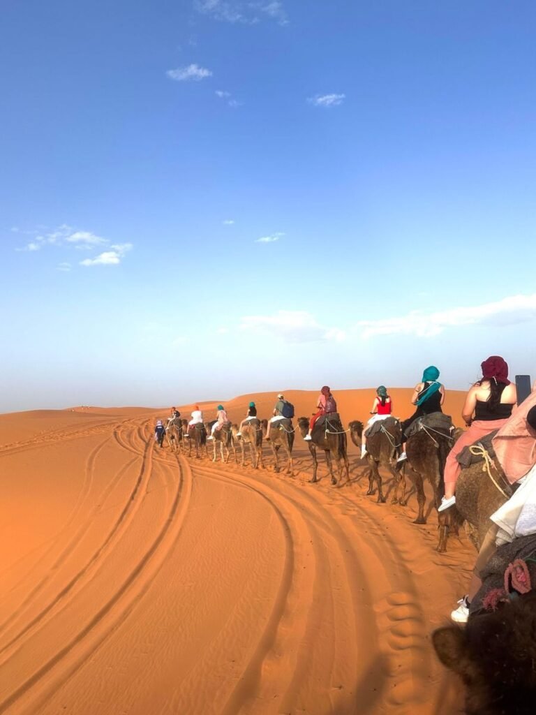 Sahara Desert camel ride Morocco